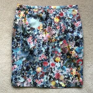 H&M Floral Pencil Skirt - Size 10